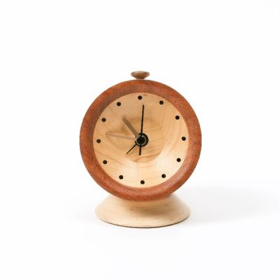 China [2.10] Folk Art Factory Hot Selling Wooden Wall Clock Round Wall Decoration Wall Clock for sale