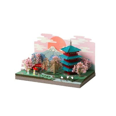 China All Hot Sale Spring Fuji Cherry Blossom 3D Paper Model From Factory [4R] for sale