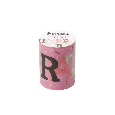 China [5R] Exquisite Custom Childish Waterproof Washi Tape Happy Birthday Fun Tape for sale