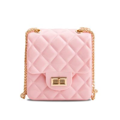 China High quality cute portable mini jelly bag hot selling diagonal mobile phone bag for sale