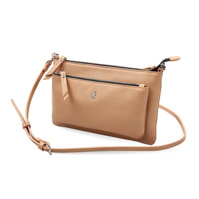 China Vintage Summer New Style Leather Envelope Clutch Bag Large Capacity Leather Cell Phone Bag for sale