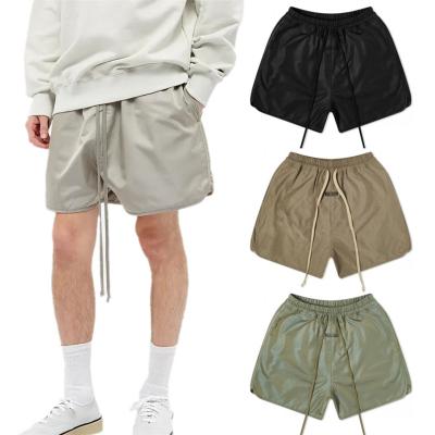 China French Terry Unisex Nylon Polyester Shorts For Men Long Drawstring Anti-Wrinkle Summer Streetwear Woven Sweat Track Training Shorts Gym for sale