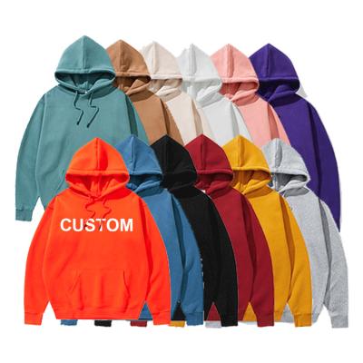 China Unisex Plain 100% Sports Tracksuit And Anti-Wrinkle Cotton Hoodies Set Oversized Men 350 Gsm Terry Sudadera Con Capucha French Moletom Masculino for sale