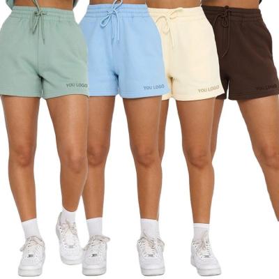 China High Waist Pantalones Cortos Mujer Anti-Wrinkle Sweat Shorts Summer Women Gym Cotton Workout Sports Fitness Ladies Jogger for sale