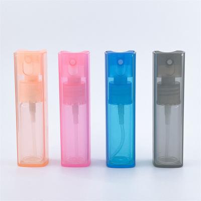 China 10ml Small Glass Spray Bottles Rainbow Color For Perfume for sale