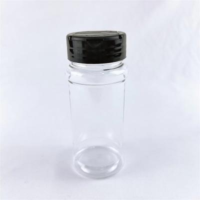 China PET plastic sprinkling can sesame pepper powder bottle for sale