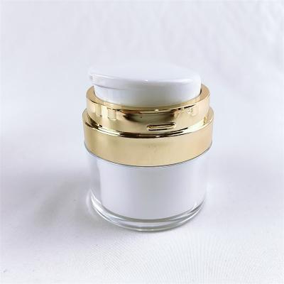 China 50ml Cosmetic Packaging Plastic Acrylic Airless Pump Cream Jar for sale