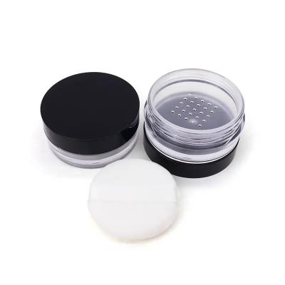 中国 Empty round box oz loose powder case powder packaging with sifter 販売のため