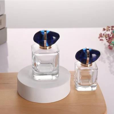 China Luxury Customized Empty Transparent Perfume Bottle Hexagonal Glass Perfume Bottle 100ml for sale