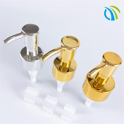 China UV Coating 20/410 8oz Ribbed Cosmetic Bottle Pump 4cc Foam Pump Dispenser for sale