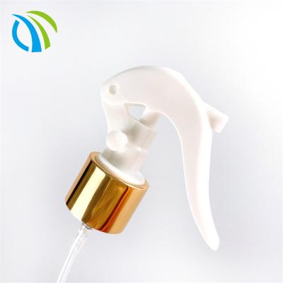 China Foaming 24mm 0.9cc Spray Nozzle Trigger Aluminum Gold Closure 28mm for sale