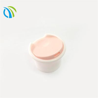 China Flip Top Bottle 0.3ml Disc Top Caps Pink 24/410 Personal Care 24mm For Shampoo for sale