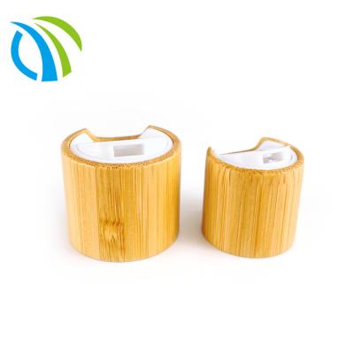 China 24mm UV Disc Top Caps  0.3ml Soap 24 410 Flip Top Cap Wooden Odm for sale