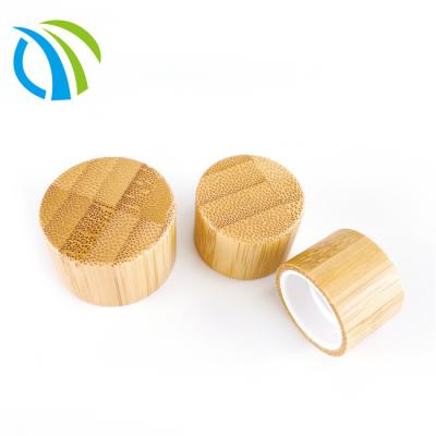 China HDPE Bottle 24/410  Disc Top Caps Bamboo 0.1ML SGS Handmade Lotion for sale