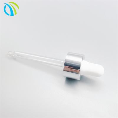 China Plastic Matte 18mm Frosted Dropper Bottles 18/415 White Cap 30ml OEM for sale