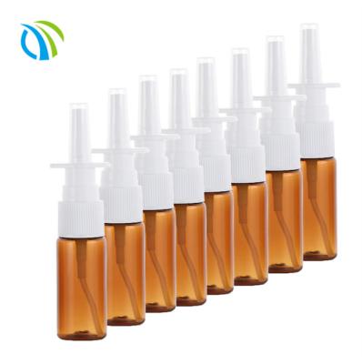 China 10/410 Nasal Suction Saline Pump Spray 18mm 0.12cc Amber Bottle for sale