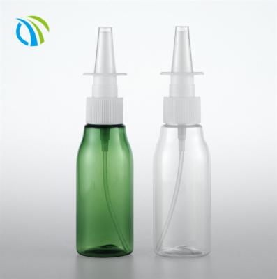 China O pulverizador nasal da sução plástica do nariz de 18mm bombeia 18/410 de ODM 3oz verde à venda