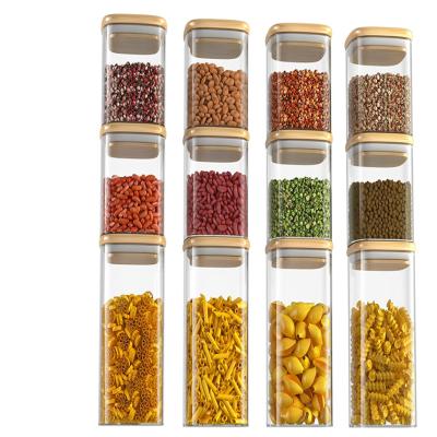 China Eco Friendly 65mm 50ml Glass Food Storage Jars With Cork Lids for sale