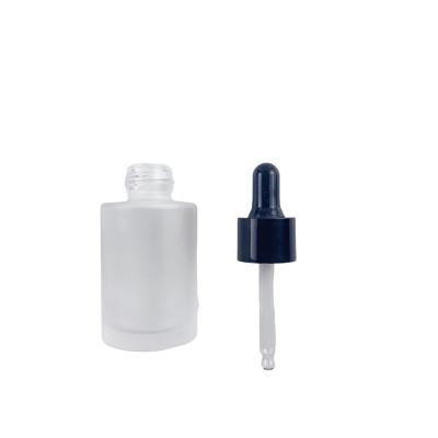 China 18/400 Ribbed Closure Glass Dropper Bottle For Essential Oil for sale