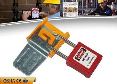 China A3 Steel Yellow Plastic lock body Industrial Circuit Breaker Lockout with  Multi Function for sale