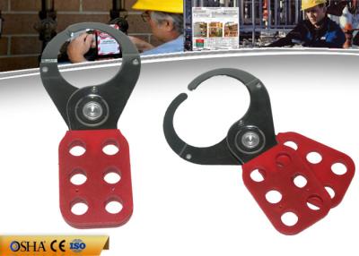 China Ingestion Nylon PA Hasp Lockout , Vinyl Coated Body Safety Lockout Hasp for sale