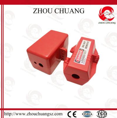 China ZC-D31 Polystyrene Electrical Plug Lockout , 110V / 220V / 550V Plug Lock for sale