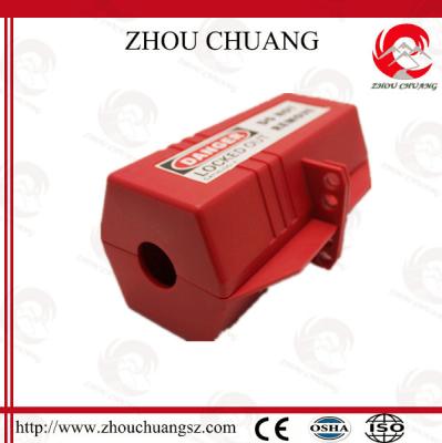 China 56g Pneumatic Plug Safety Lock Out Double Open Type Quadrangle Design for sale