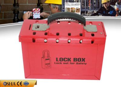 China ZC-X01(S) Durable Red Lock Out Kit , 1358g Steel Safety Lockout Kit for sale