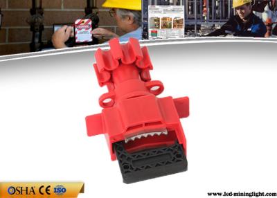 China Durable Valve Lockout Tagout , Red Universal Gas Valve Lockout Device for sale