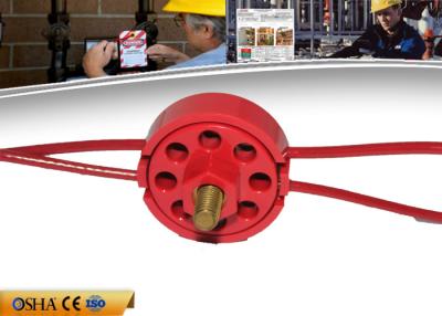 China ZC-L31 Wheel Resistance Cable Lockout , CE 119g  PVC Coated Lockout Tagout for sale