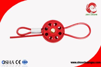 China Cheap 8 Hole Resistant ABS Wheel Type Cable Lockout multipurpose cable lockout Can be Customized for sale