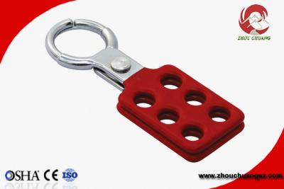 China Lightweight Aluminum LOTO Hasp with 25mm Lock Shackle Safety Lock Out for sale