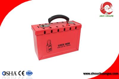 China Portable Steel Safety Lockout Kit Manger Box Device 250*178*95 for sale