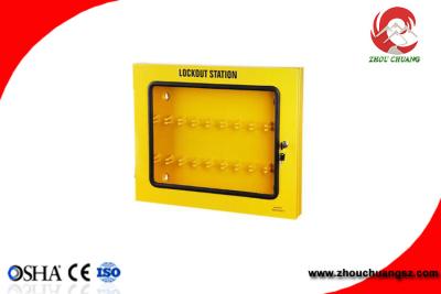 China 30 Padlock Positions Safety Lockout Management Station ZC-X08 for sale