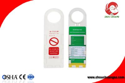 China Round head Multifunctional Scaffolding Tag holder with insert card (ZC-P06) for sale