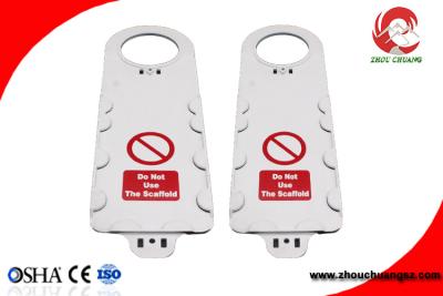 China Universal Electrical Equipment Safety Scaffolding Holder Tag With Customization for sale