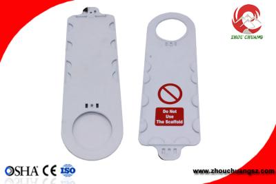 China Safety Lockout Tgaout Danger Scafffolding Tag Safety Tag Signs Plastic Material for sale