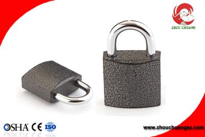 China High Security Iron Chrome Plated  Black Color Iron Padlock 50mm for sale