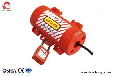 China Red Color Pneumatic Lockout Device for sale