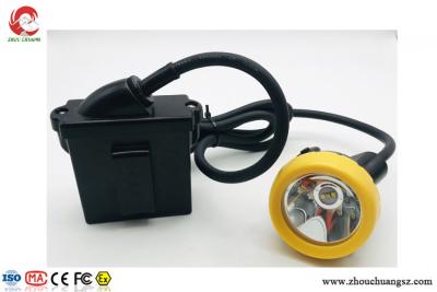 China LED miners cap lamp with cable 7.8Ah Li-ion battery pack 10000LUX 3.7V IP68 for sale