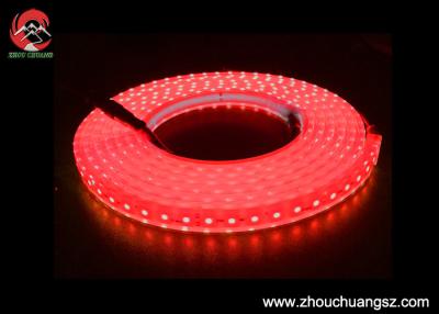 China DC36V low voltage led strip lights for mining tunneling SMD2835 72 LEDs / M red color industrial emergency lighting for sale