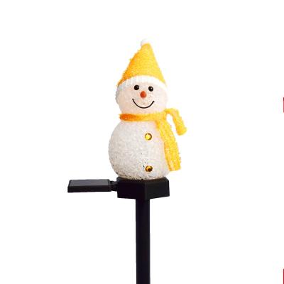 China Garden BSCI Solar Snowman Light Christmas Light Outdoor Waterproof Decoration Supply-Old Snowman Solar Light for paythway use for sale