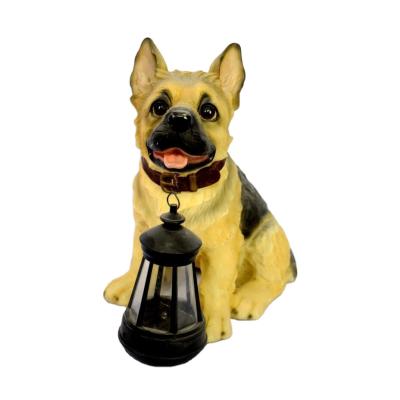 China Europe Resin Material and Product Type of Sculpture Little Puppy Garden Animal Statues Resin Dog Model Figurine for sale