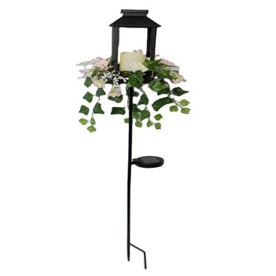 China Minimalist LED Solar Memorial Light Solar Garden Stake Solar Grave Lights for sale