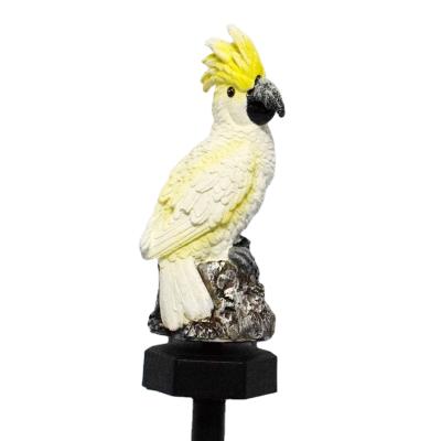 China Outdoor Waterproof Yard Garden Lawn Landscape Lights Resin Parrot Craft Decoration Light for sale