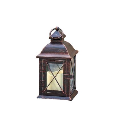 China Various Candle Holders Home Decoration Battery Table Lantern LED Flickering Flameless Metal Material for sale