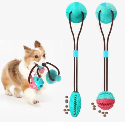 China Wholesale Stocked Dog Training Rope Ball Toy For Dogs TPR Plastic Dog Toothbrush Chew Toys for sale