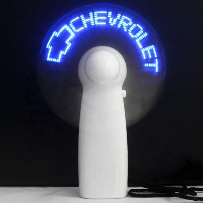 China Programmable Lighted Fans Custom Mini Hand Held Led Fan Car for sale