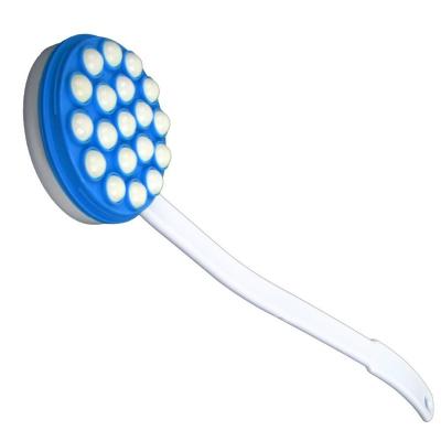 China EXFOLIATE Back Cream Applicator Oil Lotion Long Handle Body Leg Roller BallShower Head Massage Brush for sale