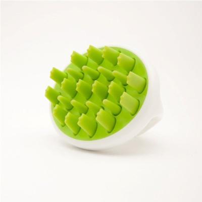 China Promotional Shampoo Scalp Massage Brush Plastic Hair Scalp Massager 8.7*7.5*7CM for sale